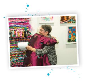 Dr. Florence Gelo at an Artz Philadelphia event